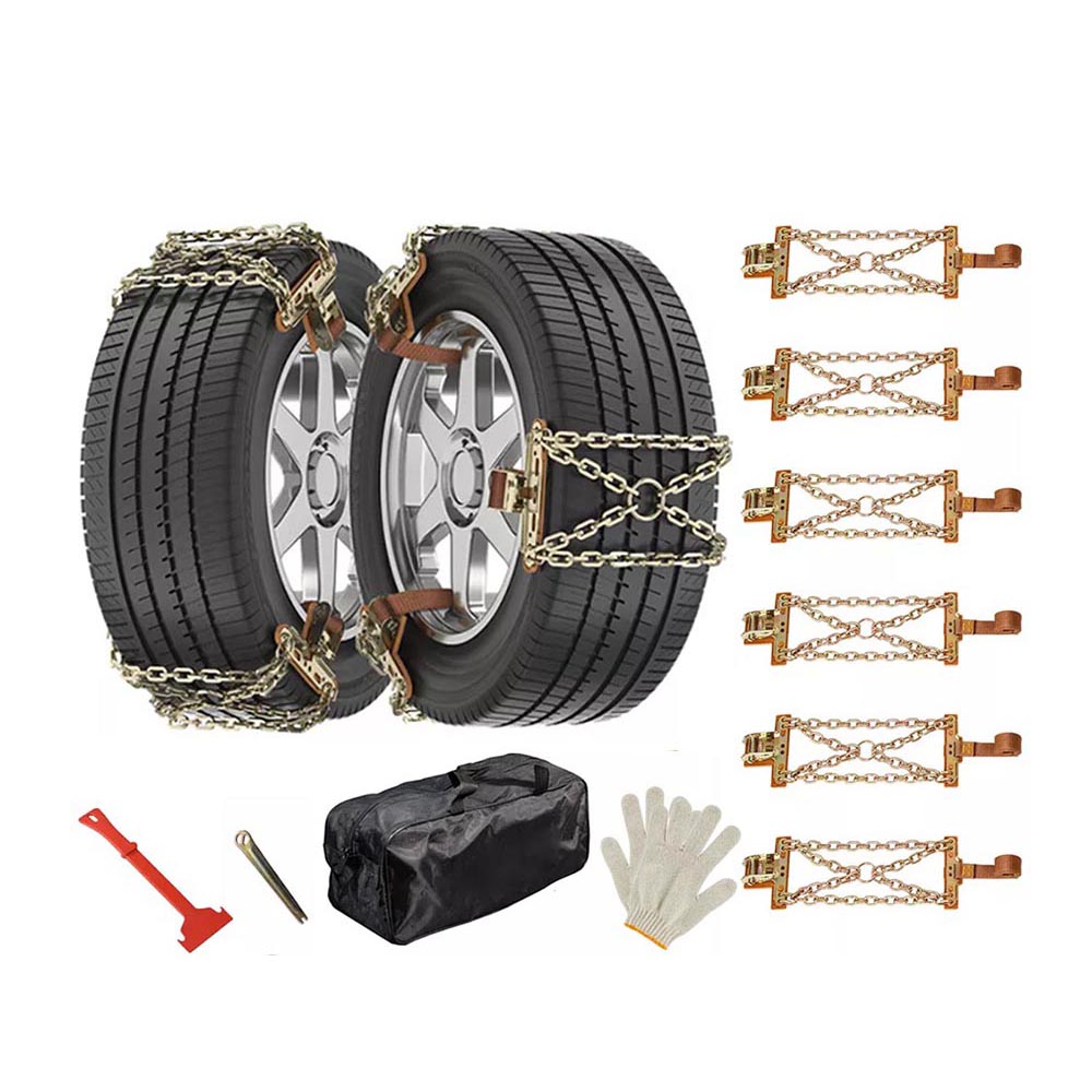 8pcs Car Tire Snow Chain
