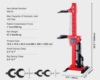 Thumbnail for 4.5T Hydraulic Auto Coil Strut Spring Compressor Adjustable Height