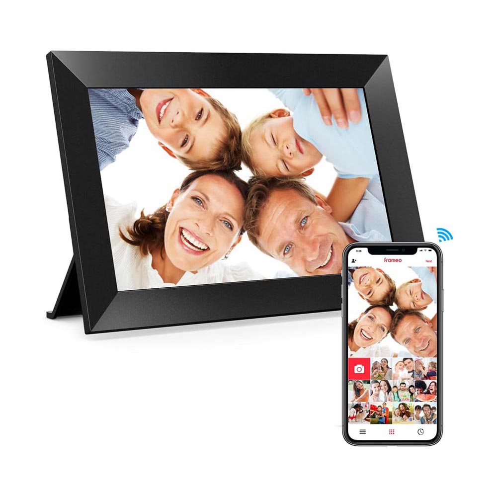 WiFi digital photo frame with included user manual