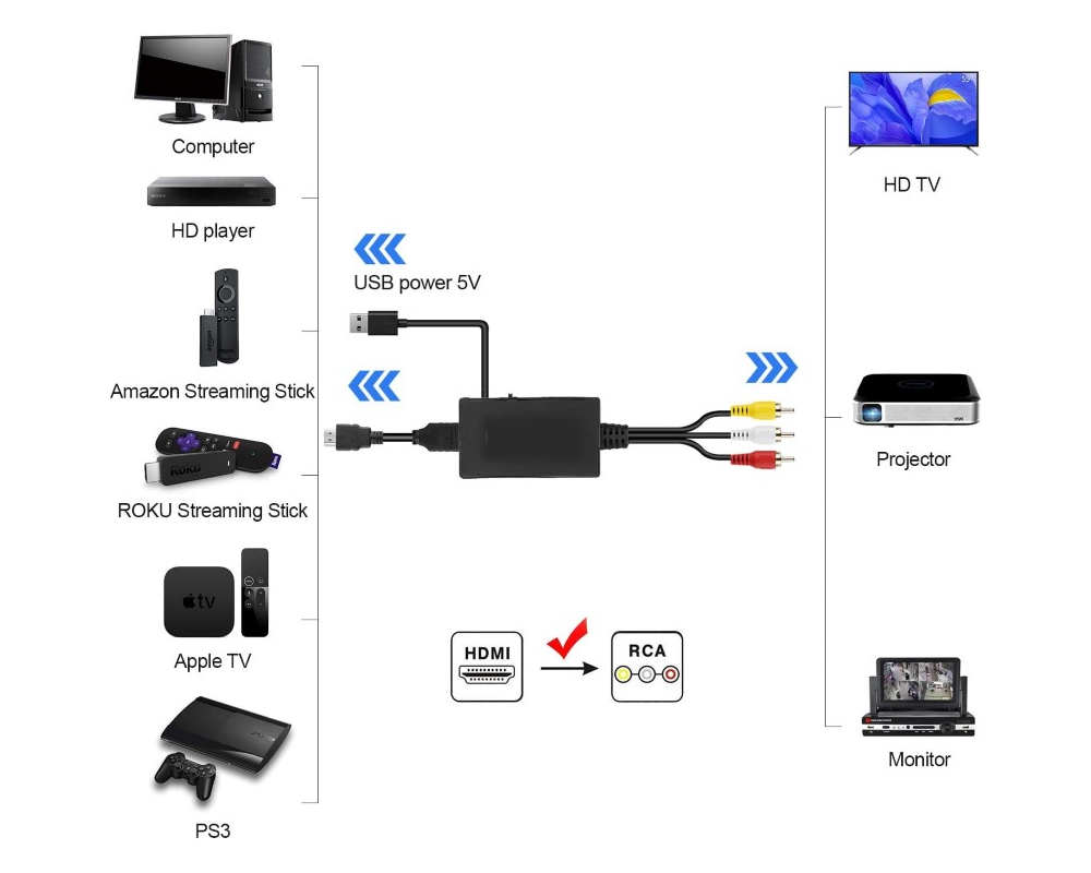 Supports PAL and NTSC formats