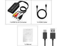 Thumbnail for Converter connected to TV and device