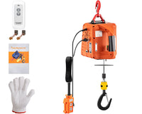 Thumbnail for compact electric hoist winch