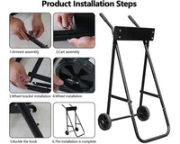 Thumbnail for OUTBOARD ENGINE MOTOR STAND TROLLEY