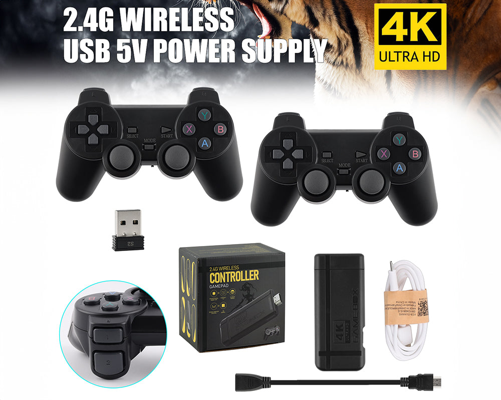 4K Wireless HDMI TV Gaming Stick Console