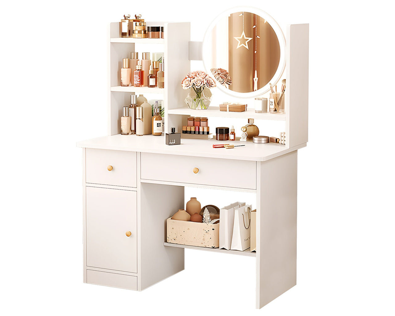 Dressing Table with LED Mirror