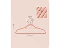 Thumbnail for Kids Baby Velvet Coat Hangers Rose Pink (Set of 50)