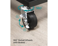 Thumbnail for Slim Kitchen Trolley 4 Tier Rolling Storage Cart