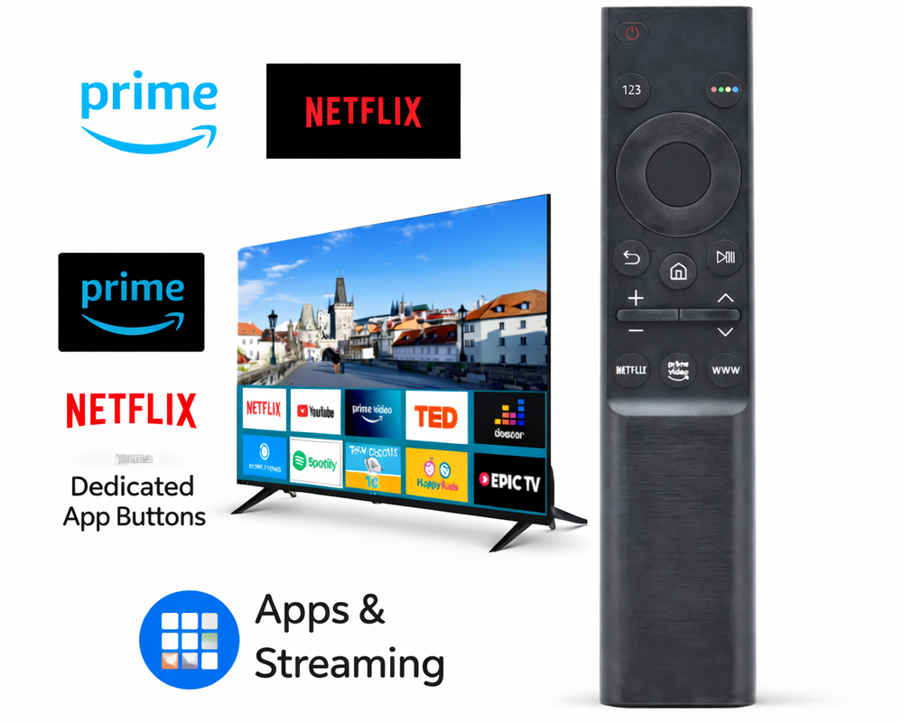 Replacement Solar Samsung TV Remote