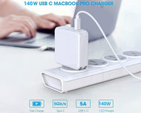 Thumbnail for 140W USB C Replacement MacBook Charger