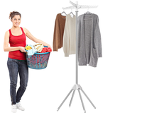 Thumbnail for Saving Clothes Laundry Drying Rack
