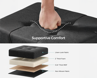 Thumbnail for Storage Ottoman Bench