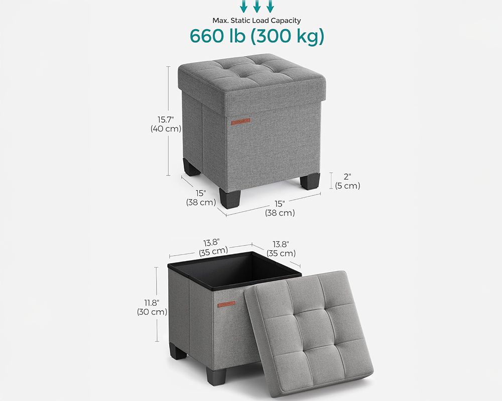Storage Ottoman Bench