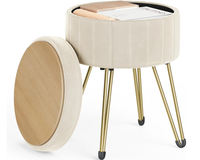 Thumbnail for Foot stool with plastic foot covers