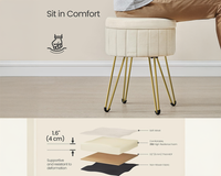 Thumbnail for Ottoman Storage Foot Stool