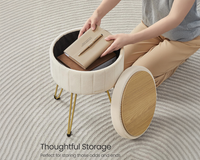 Thumbnail for Ottoman Storage Foot Stool