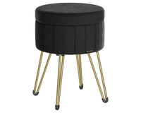 Thumbnail for SONGMICS Small Vanity Stool Chair with Storage