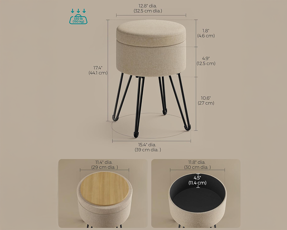 Ottoman Storage Foot Stool