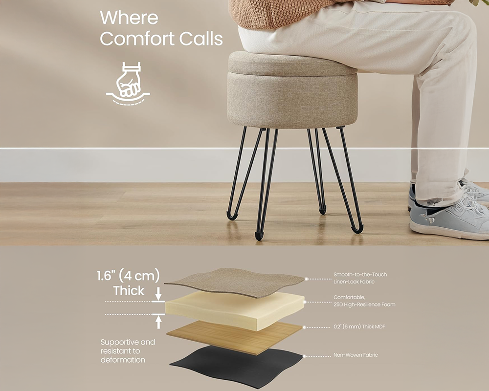 Ottoman Storage Foot Stool