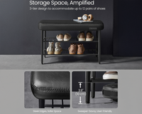 Thumbnail for Shoe Rack Storage Bench