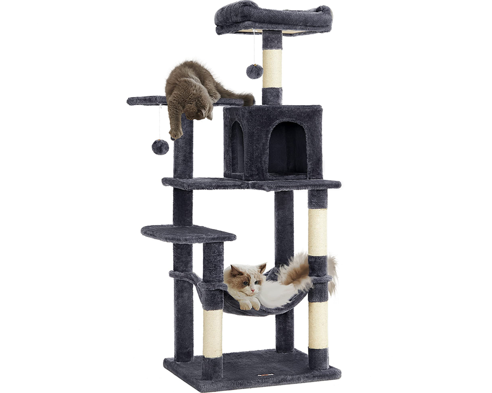 Stylish cat tree house