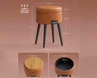Thumbnail for Ottoman Storage Foot Stool