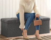 Thumbnail for Storage Ottoman Bench