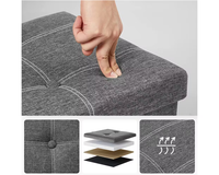 Thumbnail for Storage Ottoman Bench