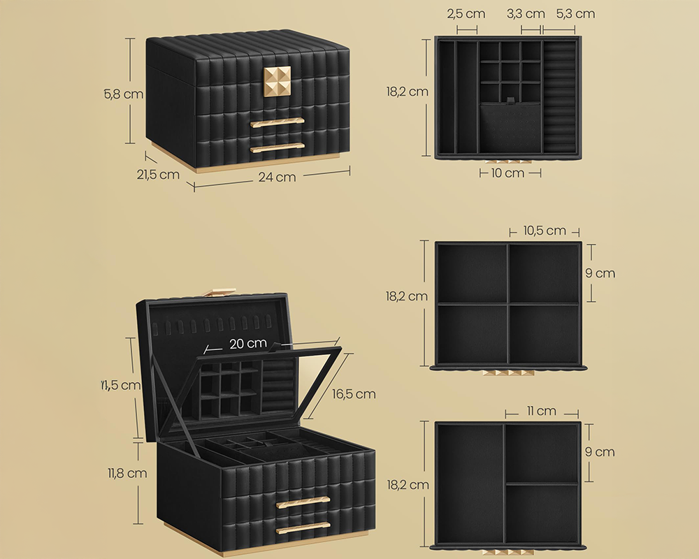 Jewellery Box with Mirror