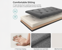 Thumbnail for Modern storage bench seat