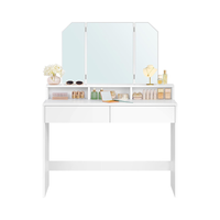 Thumbnail for VASAGLE Dressing Table With Mirror