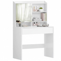 Thumbnail for Dressing table with storage compartments visible