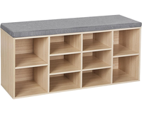 Thumbnail for VASAGLE Shoe Rack Bench Shoe Storage Bench Shoe Rack
