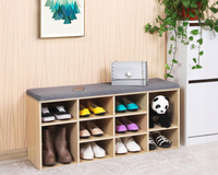 Thumbnail for VASAGLE Shoe Rack Bench Shoe Storage Bench Shoe Rack