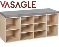 Thumbnail for VASAGLE Shoe Rack Bench Shoe Storage Bench Shoe Rack