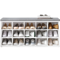 Thumbnail for VASAGLE Shoe Rack Bench Shoe Storage Bench Shoe Rack
