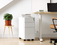 Thumbnail for SONGMICS Office file Cabinet with Wheels File Organiser