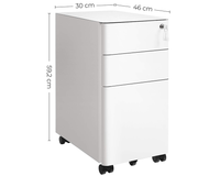 Thumbnail for SONGMICS Office file Cabinet with Wheels File Organiser