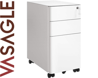 Thumbnail for SONGMICS Office file Cabinet with Wheels File Organiser