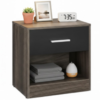 Thumbnail for Bedside Table with Drawers