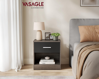 Thumbnail for Bedside Table with Drawers