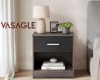 Thumbnail for Bedside Table with Drawers