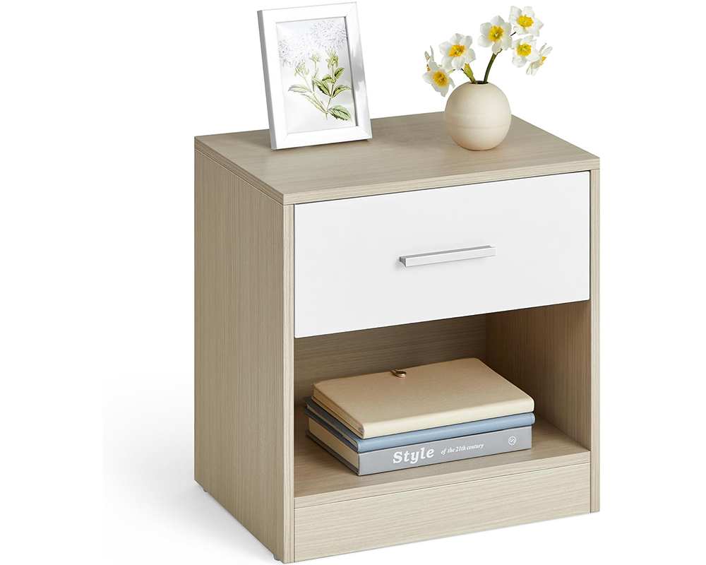 Bedside Table with Drawers
