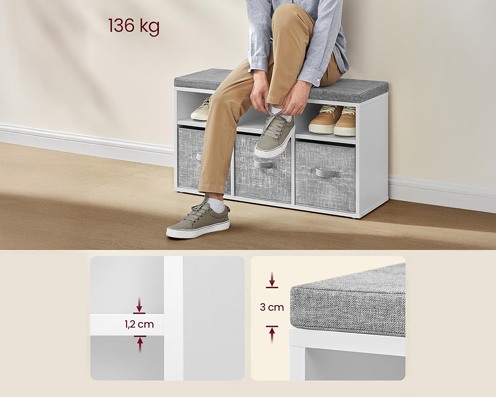 Vasagle Shoe Rack Bench