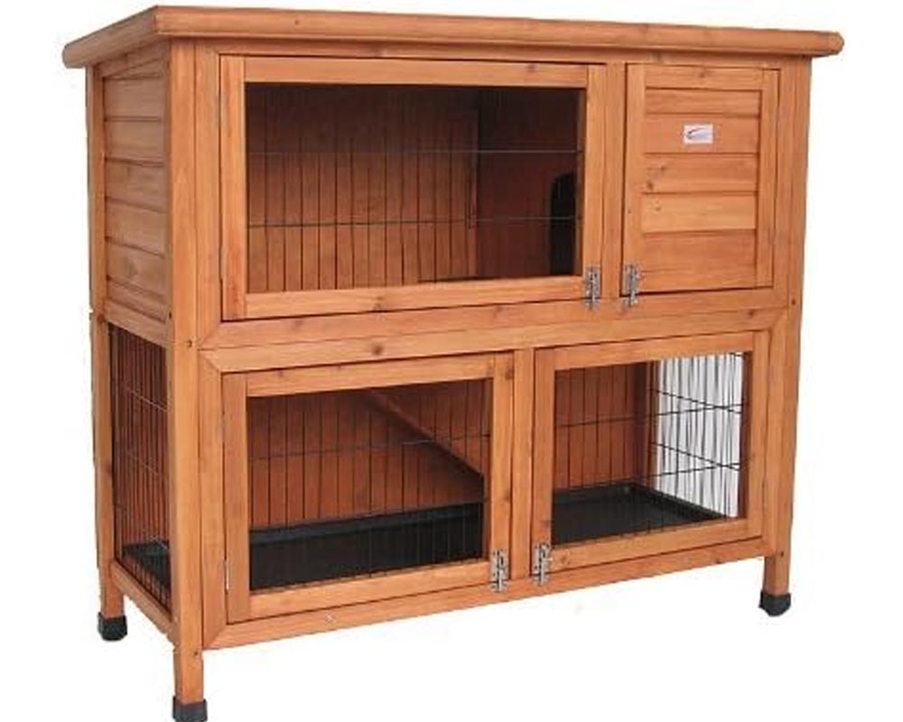 Safe outdoor rabbit shelter