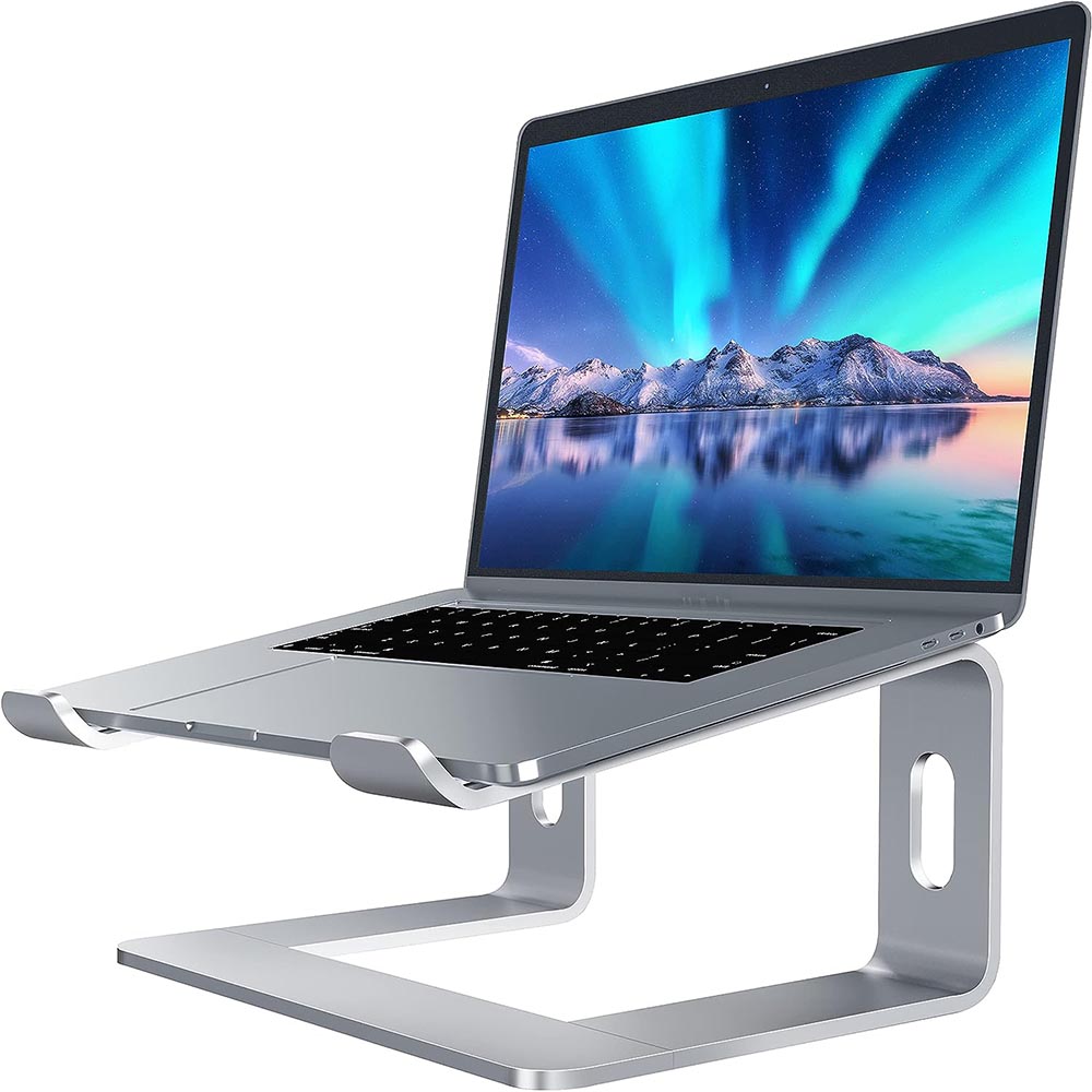 Laptop stand with smooth edges for safety