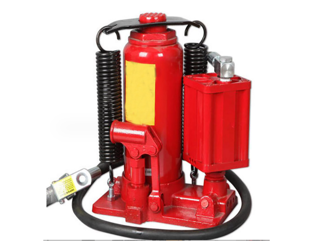 Jack with manual operation handle