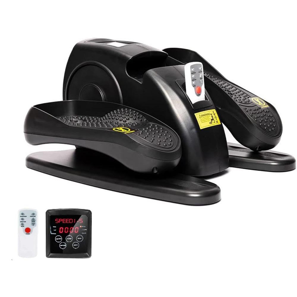 Elliptical trainer pedal motion demonstration