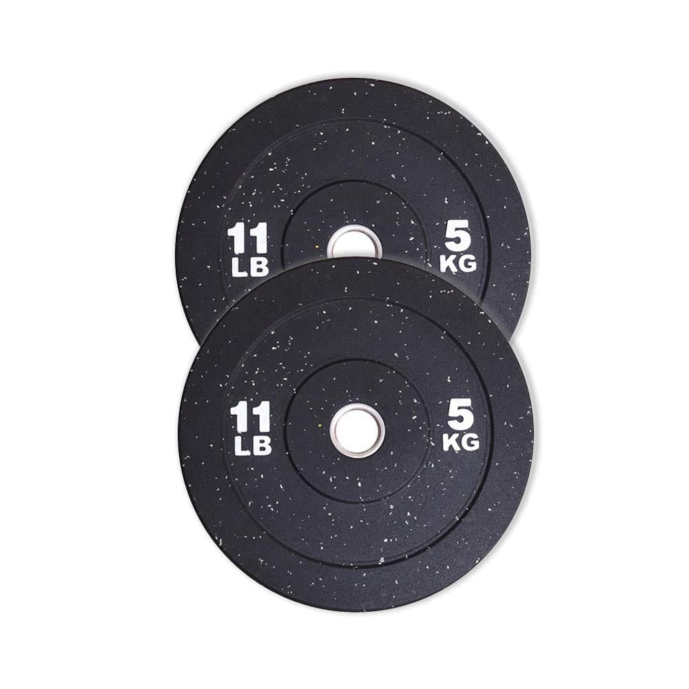5kg plates stacked ready for use
