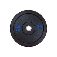 Thumbnail for 20kg plate on Olympic barbell in gym