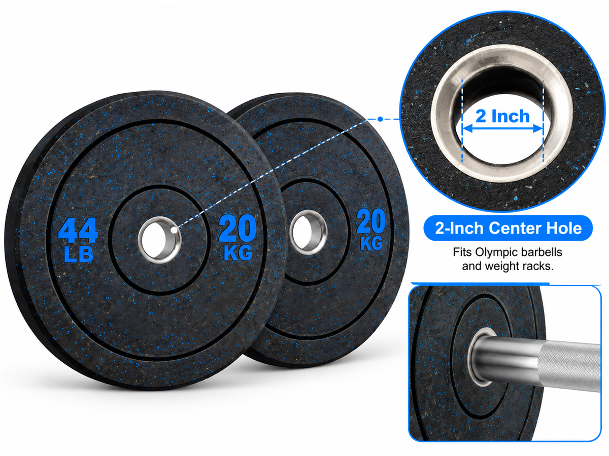 Bumper Plates Weight plates 20KG 2 PCS